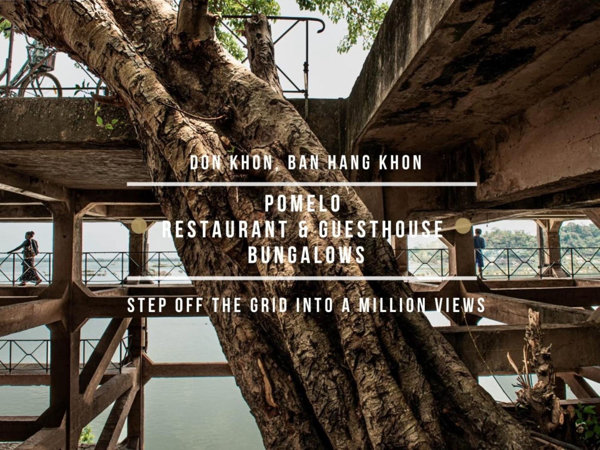 Pomelo Restaurant And Guesthouse - Fishermen & Tammarine Cottages Riverfront - Experience Nature, Culture And Adventure & Tailor-Made Tour Ban Khon Exterior photo